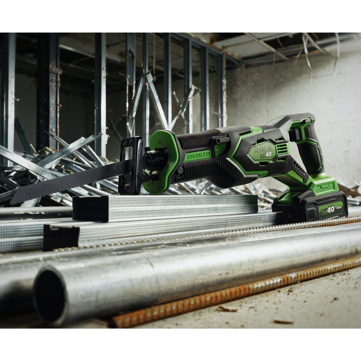 Rikä RK40 40V Cordless Reciprocating Saw | Brushless Motor | Body Only